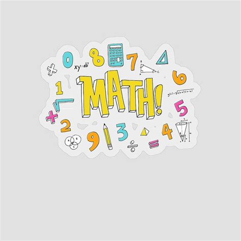 Math Stickers Fine Art America