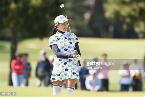 Momoka Miura Of Japan Reacts On The Green During The Second Round Of