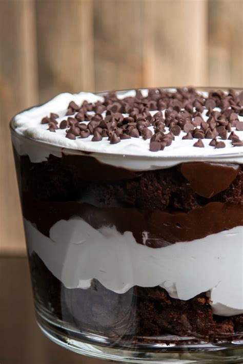 Easy Chocolate Brownie Trifle Dessert Must Love Home