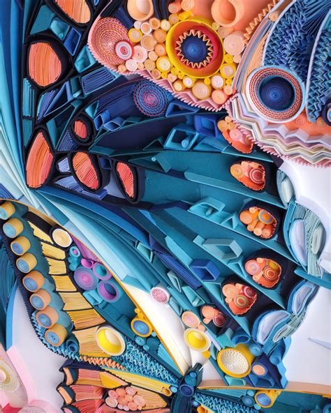 Vivid Contours Conjure Hope And Resilience In Yulia Brodskayas Quilled