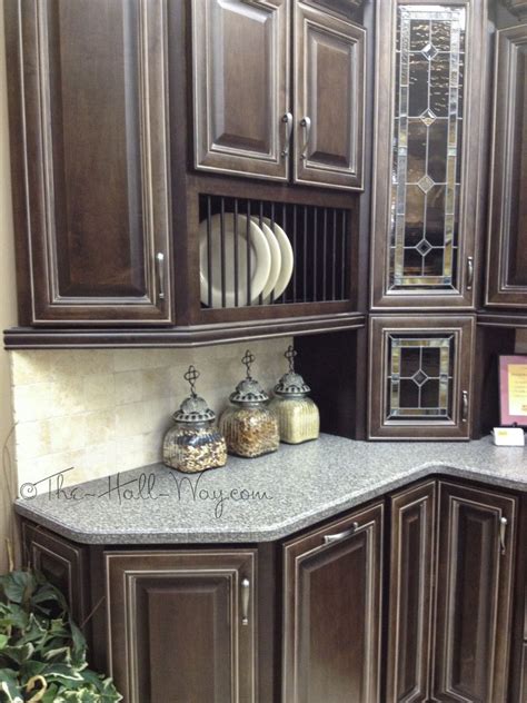 Cabinet glaze is a great way to add vintage charm to your kitchen. The "Perfect" Spot | Espresso kitchen cabinets, Glazed ...