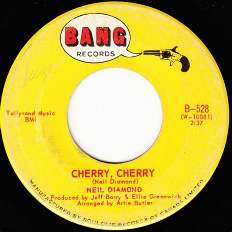 Neil Diamond Cherry Cherry 1966 Vinyl Discogs