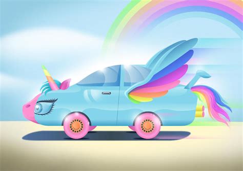 Adorable Kids Asked To Design Cars Of The Future Demand Rainbow