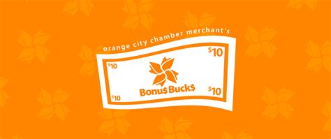 Corona del mar chamber of commerce. Chamber Bonus Bucks - Orange City