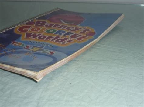 Barneys Colorful World 2003 Crew Itinerary Book And Pass Original Rare