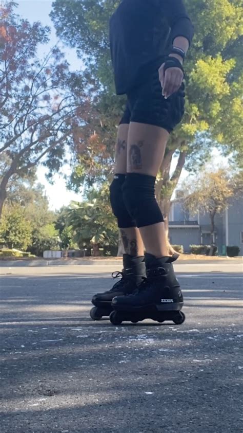 finally did a 360 today ⚡️ also busted my ass lol enjoy r rollerblading