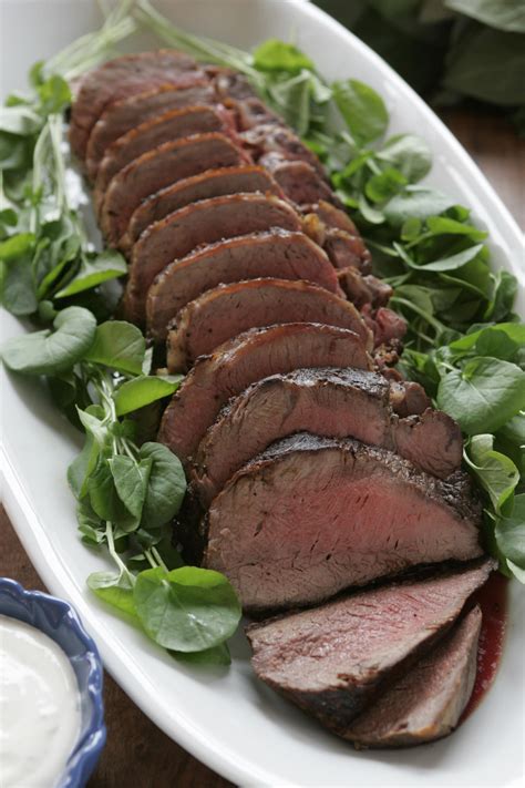 These christmas dinner recipes are just what you need! Recipe: Roast tenderloin of beef with horseradish creme fraiche - California Cookbook