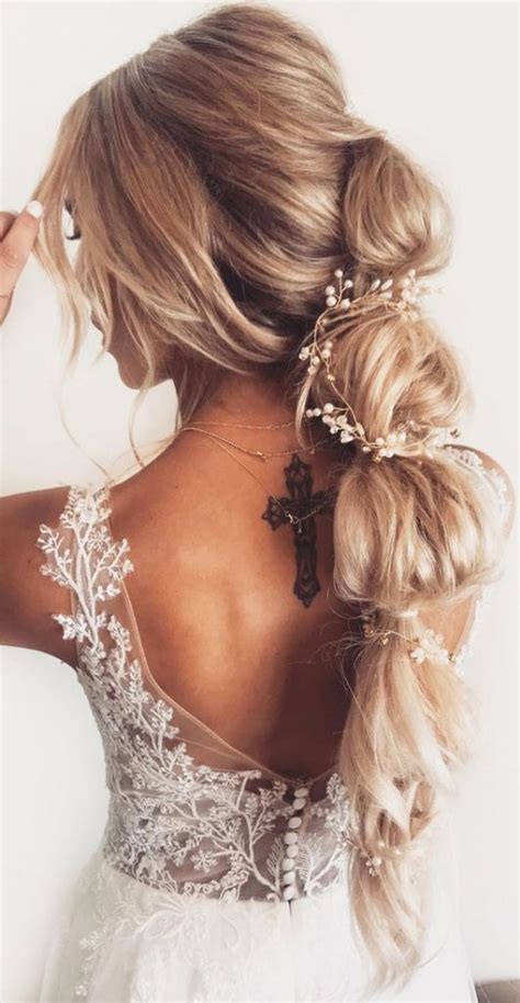 32 Cute Ways To Wear Bubble Braid Beautiful Bridal Bubble Braid