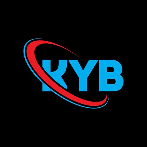 Logotipo De Kyb Carta Kyb Diseño Del Logotipo De La Letra Kyb