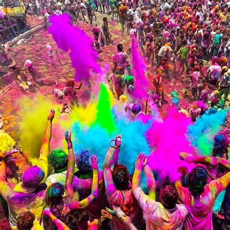 Festival Holi 2024 Celebración De Los Colores En La India