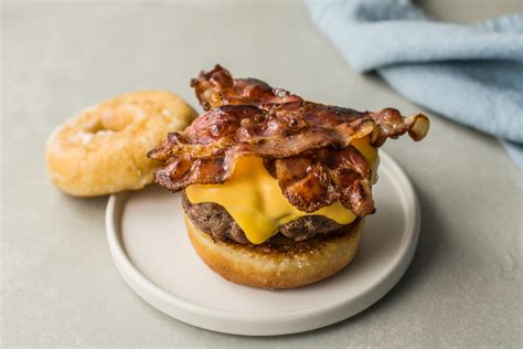 The Luther Burger A Doughnut Bacon Cheeseburger Recipe