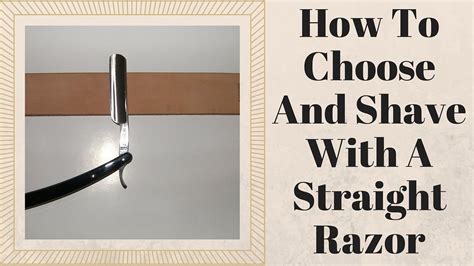 How To Shave With A Straight Razor Youtube Straight Razor Straight