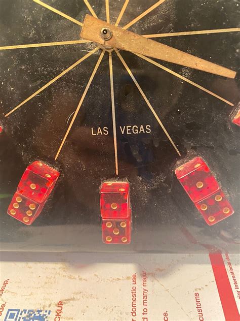Vintage Las Vegas Dice Clock Offers Welcome Ebay
