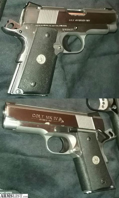 Armslist For Trade 93 Colt Series 80 Enhanced Officer