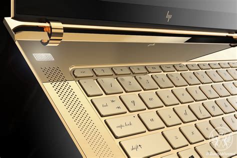 Hp Spectre Ultra Thin Laptop Gets Gold And Diamond Trim Lux Exposé