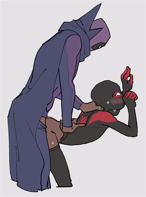 Rule 34 Aaron Davis Gay Incest Miles Morales Spider Man Into The
