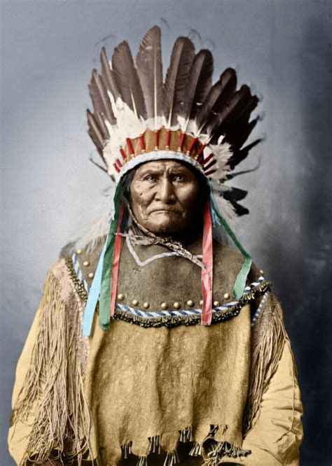 Posterazzi Geronimo 1829 1909 Namerican Apache Leader Photograph By