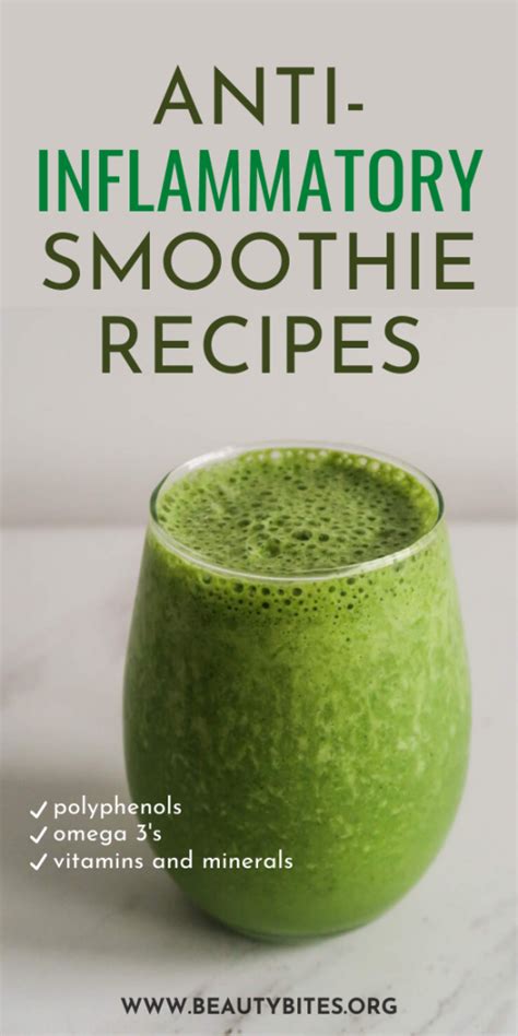 Anti Inflammatory Smoothie Recipes And Guide Beauty Bites