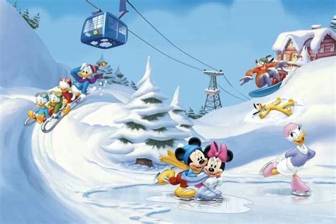 Let It Snow Mickey Mouse Wallpaper Disney Wallpaper Cute Disney