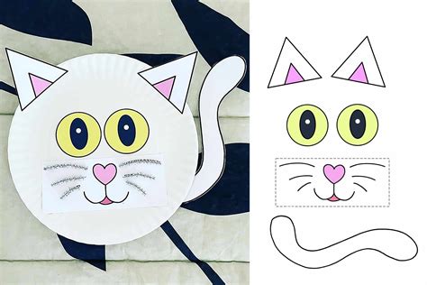 Printable Cat Craft For Kids With Free Cutouts ⋆ The Hollydog Blog
