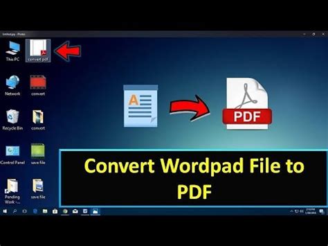 Our pdf to word converter is free and works on any web browser. How to Convert Wordpad File to PDF Without Software 2018 ...