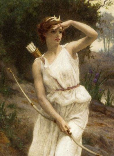 Diana The Huntress By Guillaume Seignac Mythology Greek Gods And