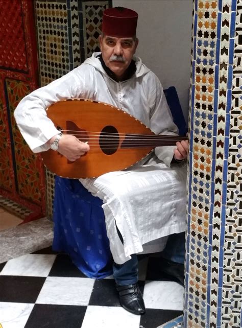 This Gentle Played Traditional Moroccan Music During Lunch In The