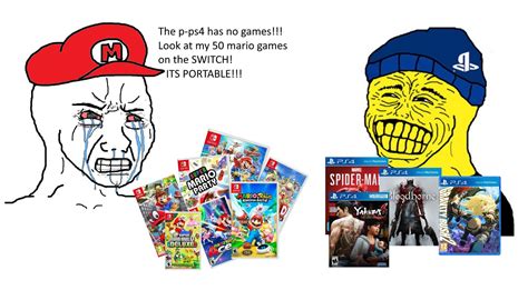 Ps4 Has No Games Console Wars Console Debates Know Your Meme