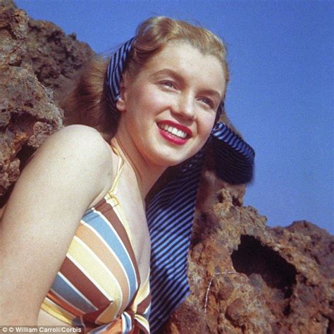 Fresh Faced Norma Jeane Poses In A Bikini On The Beach In July