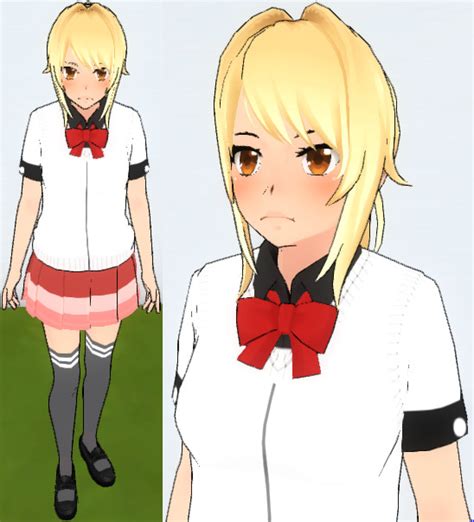 Yandere Sim Skin Takanashi Mui By Televicat On Deviantart