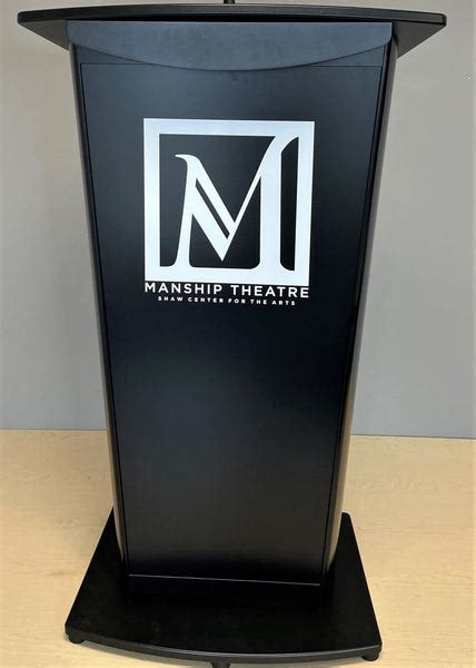 Contemporary Lecterns And Podium Vh1 Deluxe Aluminum Lectern Podiums