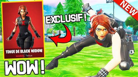 Fortnite is hosting the black widow cup on november 11 as part of the marvel knockout super series. ON OBTIENT LE SKIN EXCLUSIF MARVEL ''BLACK WIDOW'' SUR ...