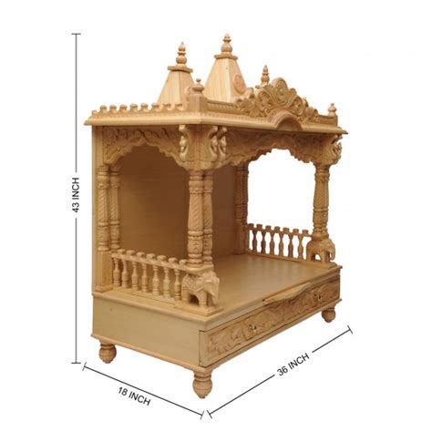 Indian Handcrafted Wooden Temple For Home 1602130988 Sevan Wood
