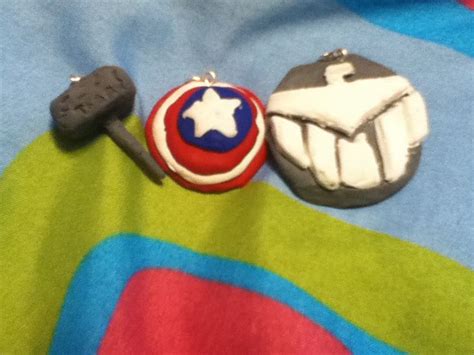 This Is From Left To Right Thors Hammer Captain Americas Shield