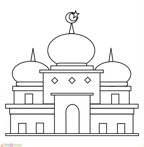Berikut contoh gambar kubah masjid juga desain bentuk kubah masjid juga kami. 29+ Gambar Mewarnai Masjid Nabawi Terlengkap 2020 ...