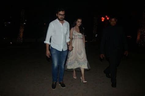 The couple dia mirza and sahil sangha were married in 2014. Dia Mirza with her husband Sahil Sangha snapped at BKC ...