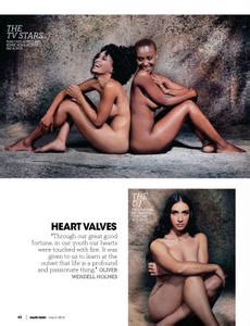 Candice Boucher And Others In The Naked Issue Of Marie Claire South Africa March Hq