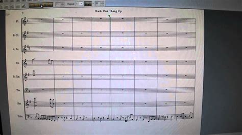 Back That Thang Up Band Arrangement YouTube
