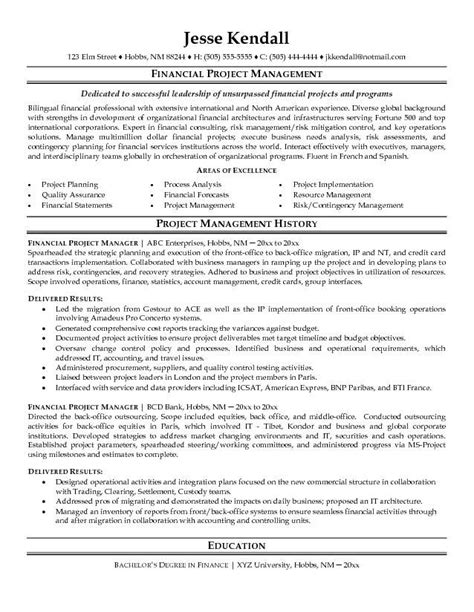 Project managers make sure that project objectives are attained on time and within budget. resume for project manager management package brightside ...