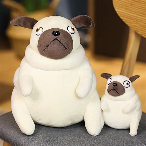 Buy 1530cm Pig The Elf Fat Pug Plush Toys Sitting Pug Dogs Doll
