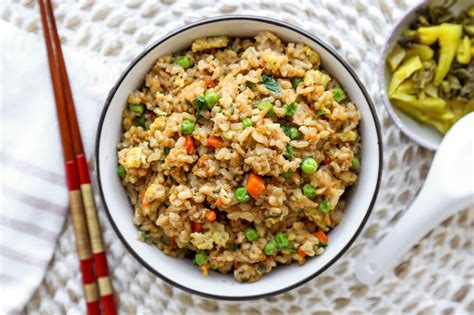 Healthy Vegetable Fried Rice Brown Rice Tiger Corporation Usa