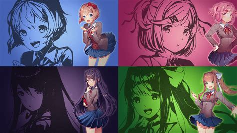 Ddlc Wallpapers Top Free Ddlc Backgrounds Wallpaperaccess