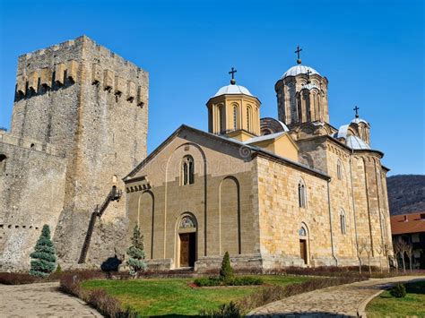 Medieval Manasija Orthodox Monastery And Ancient Fortification Serbia