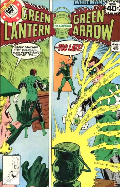 Green Lantern 1960 1988 1st Series Whitman Comic Books