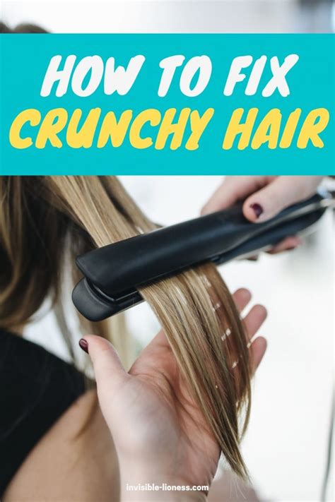 how to fix crunchy hair all the solutions