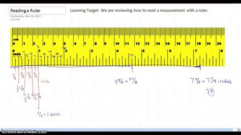 Printable Instructions For Reading A Ruler Printable Ruler Actual Size