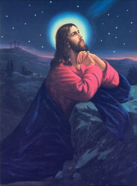 Pin De Blanca Giles En Jesucristo Imagenes De Jesus Orando Imagen De