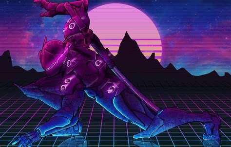 Retrowave Anime Wallpapers Wallpaper Cave