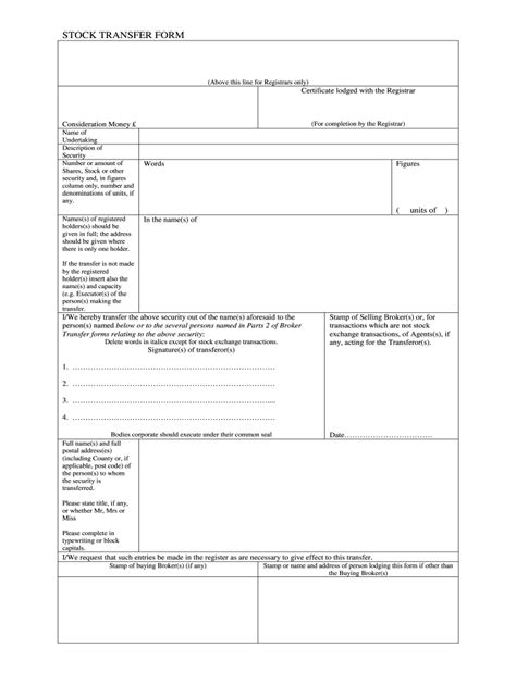 Share Transfer Form In Word Format Fill Out And Sign Online Dochub