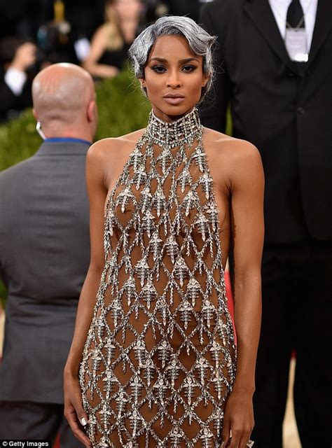 Ciara Looks Flashes Her Thighs In A Tiny Nude Dress After Wowing At